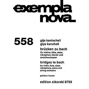 SIKORSKI Bridges to Bach Study Score Series Softcover Composed by Giya Kancheli