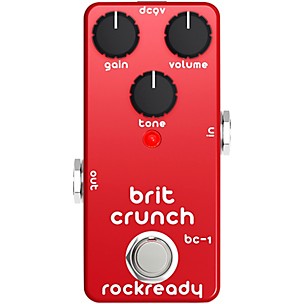 rockready Brit Crunch Mini Guitar Effect Pedal
