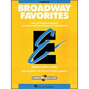 Hal Leonard Broadway Favorites Conductor Essential Elements Band Conductor Book/CD