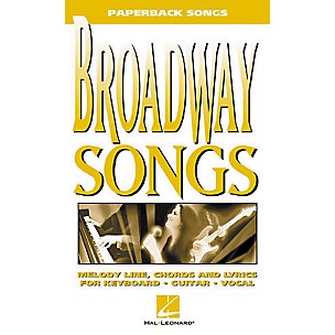 Hal Leonard Broadway Songs Book