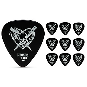 Pick Boy Broken Heart Skull Celltex Guitar Picks