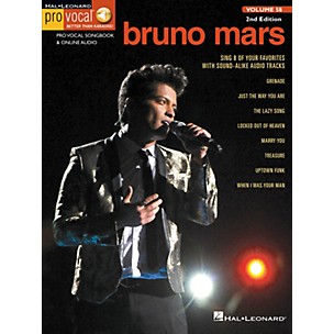 Hal Leonard Bruno Mars (Pro Vocal Men's Edition Volume 58) Pro Vocal Series Softcover Audio Online