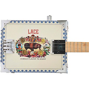 Lace Buffalo Bull Acoutic-Electric Cigar Box Guitar