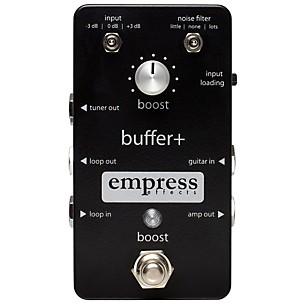 Empress Effects Buffer+ Analog I/O Interface Guitar Pedal with Switchable Boost