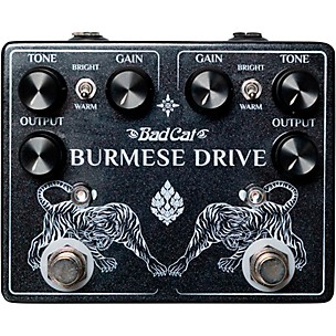 Bad Cat Burmese Drive Dual Vintage Overdrive Effects Pedal -