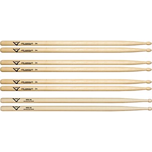 Vater Buy 3 5A Wood Drum Sticks Pairs, Get 1 Free KEG 5A Pair