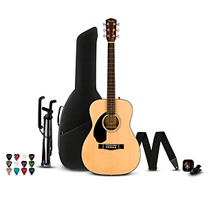 Fender CD-60S LH Dreadnought Left-Handed Acoustic Guitar Pack -