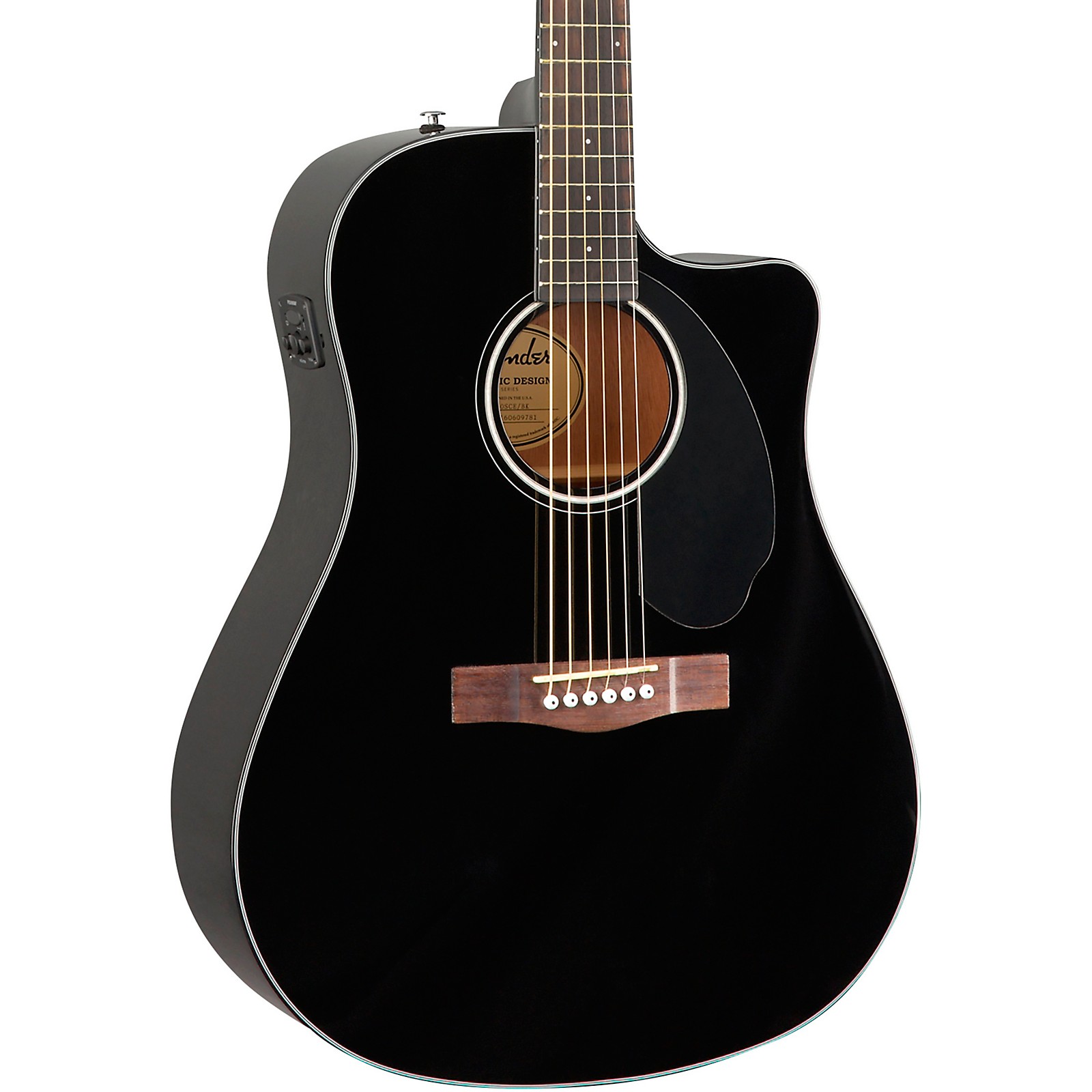 Fender エレアコギター CD-60SCE Black Fender CD-60SCE Dreadnought Acoustic-Electric Guitar | Music
