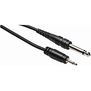 Hosa CMP310 Mono 3.5 mm Male TS to 1/4 in. Male TS Mono Interconnect Patch Cable