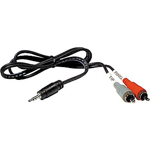 Hosa CMR-210 Stereo Y-cable Mini Male-Two RCA Males