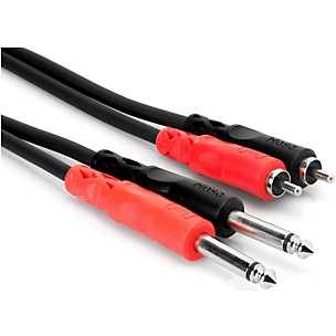 Hosa CPR-202 Stereo Interconnect - Dual 1/4" TS to RCA