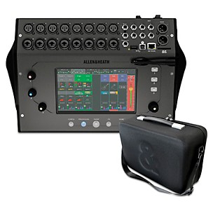 Allen & Heath CQ-18T Digital Mixer Bundle With Padded Soft Case