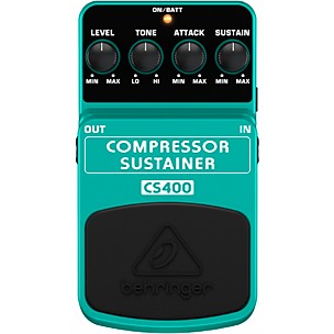 Behringer CS400 Compressor/Sustainer Guitar Effects Pedal