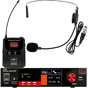 Galaxy Audio CSL-SM Digital UHF Wireless Headset Microphone System -