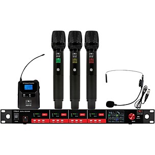 Galaxy Audio CSL4-HHHSM 4-Channel Digital UHF Wireless Microphone System -