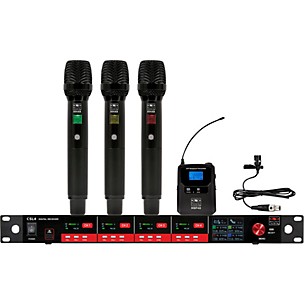 Galaxy Audio CSL4-HHHVM 4-Channel Digital UHF Wireless Microphone System -
