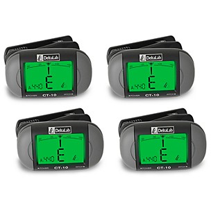 DeltaLab CT-10 Clip-On Tuner 4-Pack