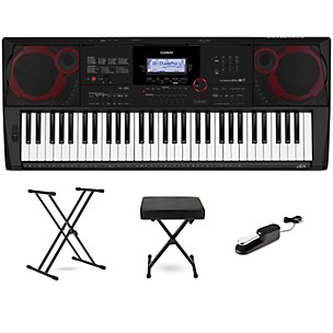 Casio CT-X3000 61-Key Portable Keyboard Essentials Bundle