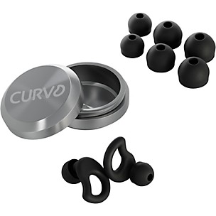 Decibullz CURVD Everyday Earplugs and Case Clip