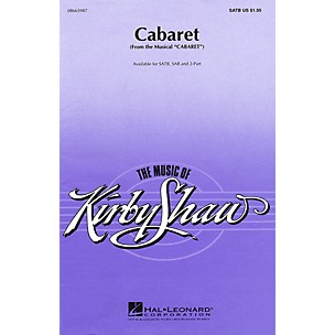 Hal Leonard Cabaret 2-Part Arranged by Kirby Shaw