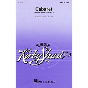Hal Leonard Cabaret SATB arranged by Kirby Shaw