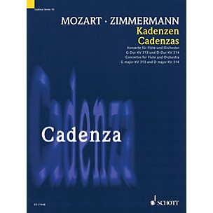 Schott Cadenzas - Concertos for Flute and Orchestra, G Major KV313 and D Major KV314 Woodwind Series Softcover