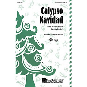 Hal Leonard Calypso Navidad 3-Part Mixed composed by John Jacobson, Mac Huff