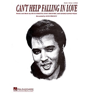 Hal Leonard Can't Help Falling in Love Easy Piano Series Performed by Elvis Presley (Easy)