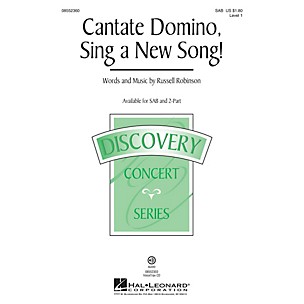 Hal Leonard Cantate Domino, Sing a New Song! (Discovery Level 1) VoiceTrax CD Composed by Russell Robinson