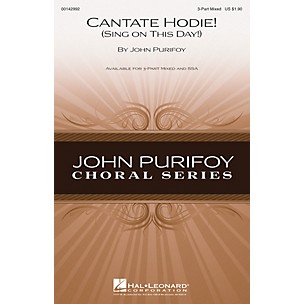 Hal Leonard Cantate Hodie! (Sing on This Day!) SSA Composed by John Purifoy