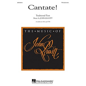 Hal Leonard Cantate! TTB composed by John Leavitt