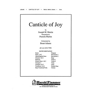 Shawnee Press Canticle of Joy Score & Parts composed by Joseph M. Martin