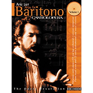 Hal Leonard Cantolopera Arias for Baritone - Volume 1 Book/CD