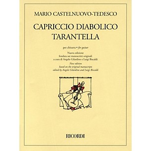 Ricordi Capriccio Diabolico and Tarantella (New Edition for Solo Guitar) Guitar Series