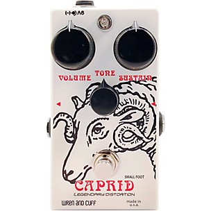 Wren And Cuff Caprid Small Foot Legendary Distortion/Overdrive/Fuzz Effects Pedal