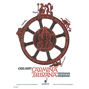 Schott Carmina Burana Score Composed by Carl Orff Arranged by Wilhelm Killmayer