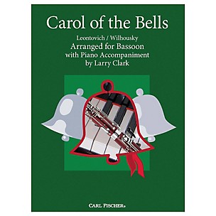 Carl Fischer Carol Of The Bells - Bassoon With Piano Accompaniment