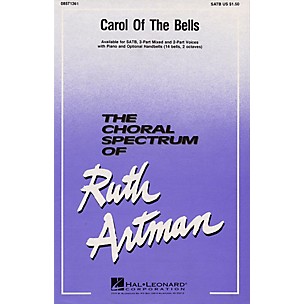 Hal Leonard Carol of the Bells 3-Part Mixed Arranged by Ruth Artman