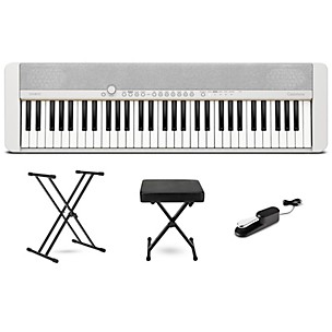 Casio Casiotone CT-S1 61-Key Portable Keyboard Essentials Bundle