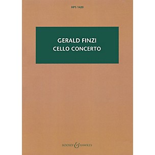 Boosey and Hawkes Cello Concerto (Revised 2009 Study Score) Boosey & Hawkes Scores/Books Series Softcover by Gerald Finzi