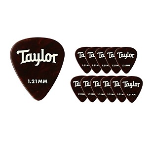 Taylor Celluloid 351 Picks Tortoise Shell