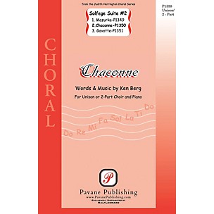 PAVANE Chaconne (from Solfege Suite #2) UNIS/2PT composed by Ken Berg