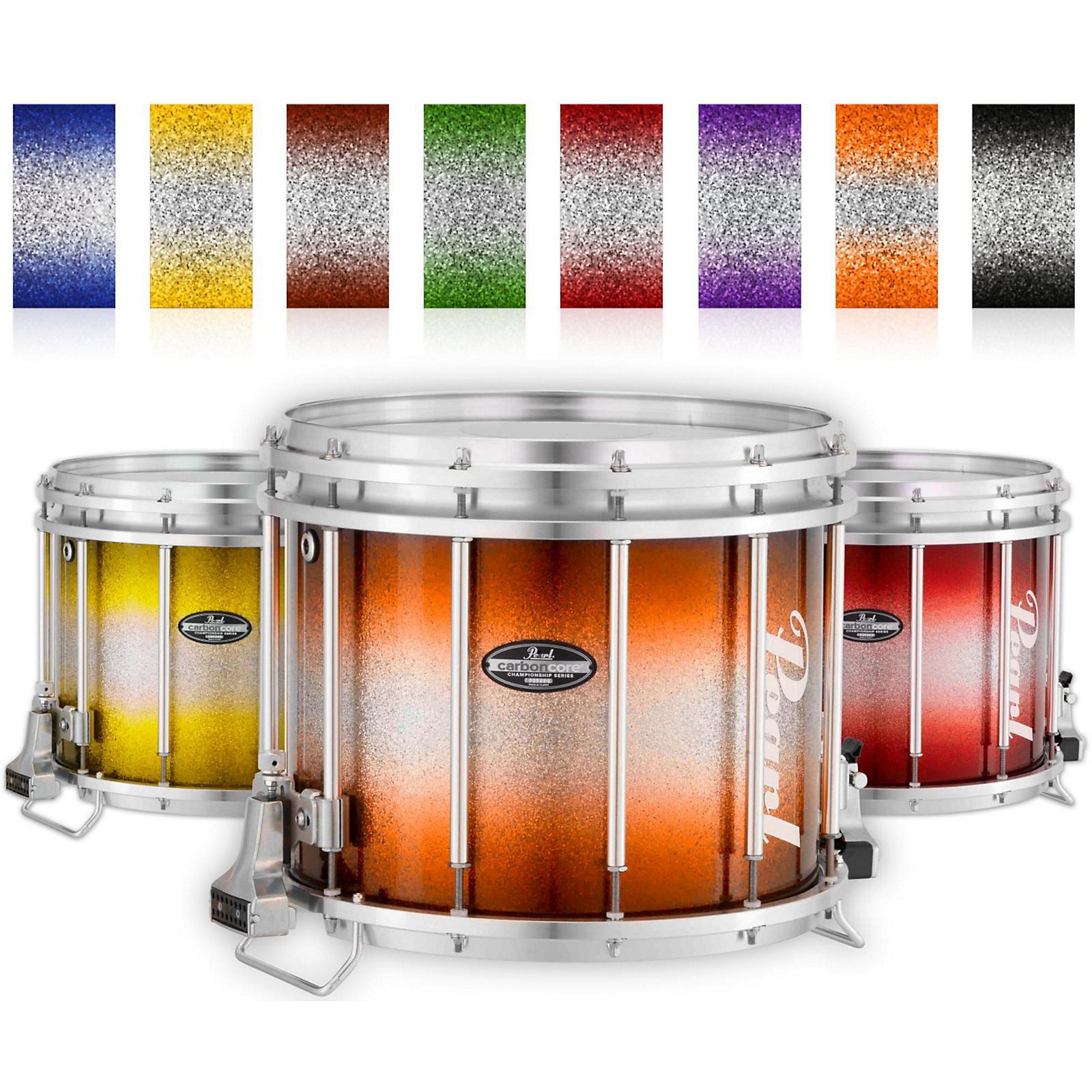 Pearl Pearl Championship CarbonCore Varsity FFX Marching Snare Drum Burst  Finish