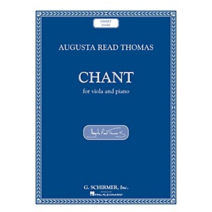 G. Schirmer Chant (Viola and Piano) String Series Softcover