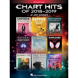 Hal Leonard Chart Hits of 2018-2019 (15 Hot Singles) Big Note Piano Songbook