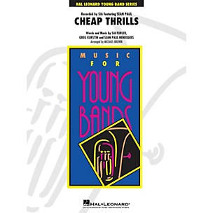 Hal Leonard Cheap Thrills - Young Concert Band Level 3 by Michael Brown