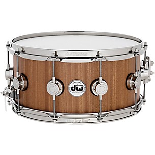 DW Cherry Mahogany Natural Lacquer With Nickel Hardware Snare Drum 14x6.5"