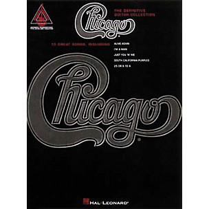 Hal Leonard Chicago - The Definitive Guitar Collection Book