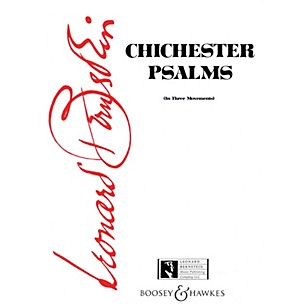 Boosey and Hawkes Chichester Psalms (Score) Score Composed by Leonard Bernstein