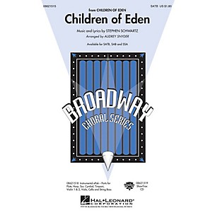 Hal Leonard Children of Eden SATB arranged by Audrey Snyder